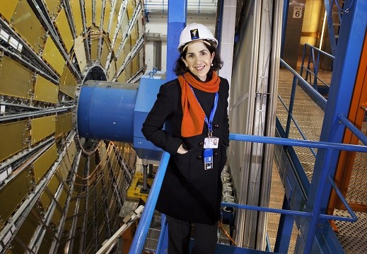 Fabiola Gianotti em foto de 2011, quando comandava "Experimento Atlas" no CERN