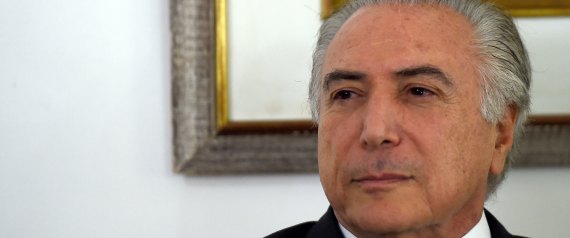 Brazilian Vice President Michel Temer is pictured during a meeting at the Senate official residence in Brasilia, on April 27, 2016. Brazilian President Dilma Rousseff is fighting for her political survival at home following allegations that she used illegal accounting maneuvers to mask budget deficits during the 2014 election year. / AFP / EVARISTO SA (Photo credit should read EVARISTO SA/AFP/Getty Images)