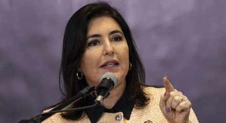 a-ministra-do-planejamento-simone-tebet-durante-cerimonia-de-posse-do-novo-presidente-do-instituto-brasileiro-de-estatistica-ibge-marcio-pochmann-22082023141421870