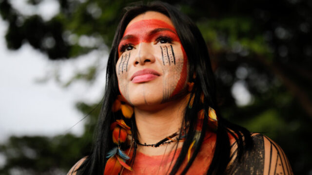 Indigenas-ATL-AcampamentoTerraLivre-DemarcacaoJa-Indios-Garimpo-Veneno-ForaBolsonaro-MarcoTemporal-13.abr.2022