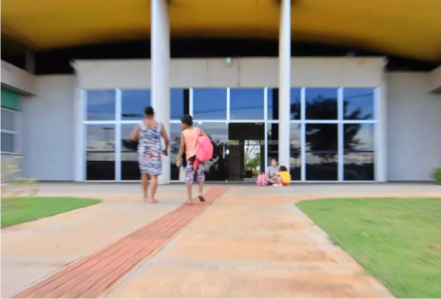 Entrada da Casa da Mulher Brasileira em Campo Grande (Foto: Osmar Veiga)