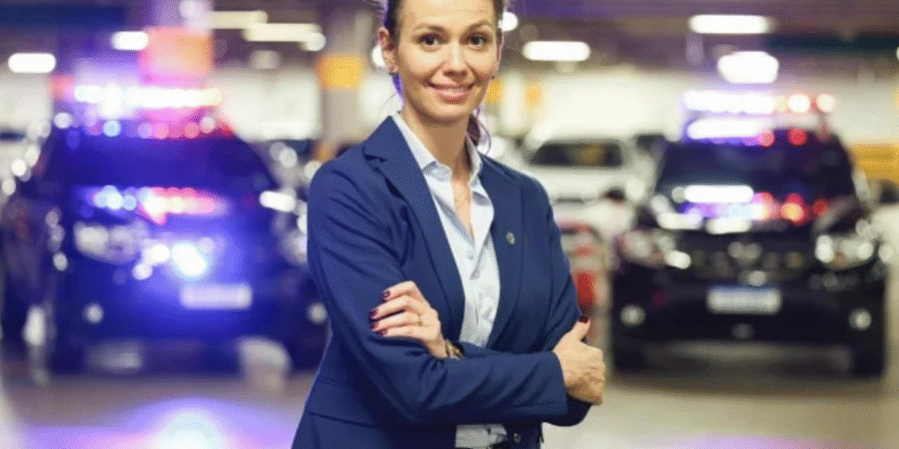 2025. Eixo Capital. Franciely Lourenção, chefe da segurança do TST - (crédito: Divulgação/Felipe Sampaio)