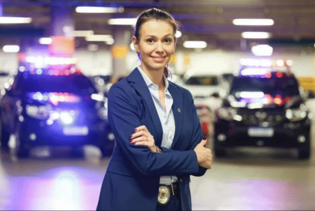 2025. Eixo Capital. Franciely Lourenção, chefe da segurança do TST - (crédito: Divulgação/Felipe Sampaio)