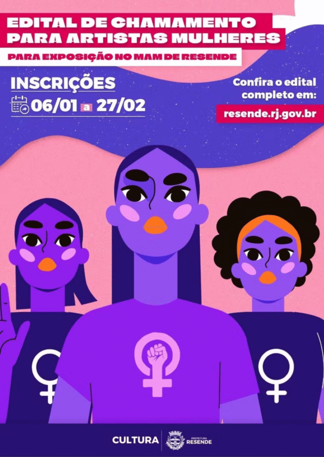 Estão abertas as inscrições para exposição 'Mulheres por Mulheres' no Museu de Resende — Foto: Divulgação/Prefeitura de Resende